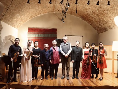 La master class de Violon de Stephan Picard avec M. et Mme Postel Vinay